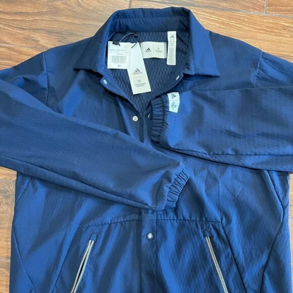 Adidas x Reigning NWT Champ Women's Jacket‎ BQ8979 Navy Blue Medium Windbreaker